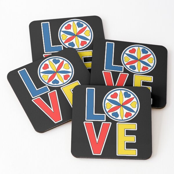 Item preview, LOVE- Pennsylvanian Dutch Hex Sign Barnstar Folk Art designed and sold by HashtagShirts.