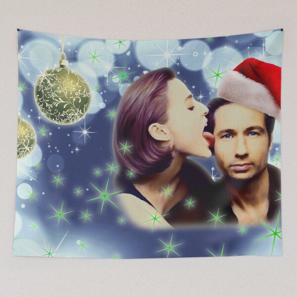Item preview, Gillian licks David's face Christmas edition designed and sold by altaircolin.