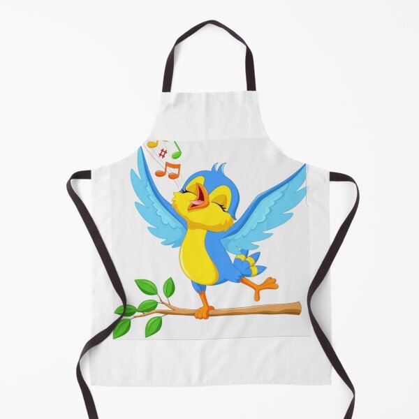 Item preview, Blue bird singing designed and sold by aysha Irshad.