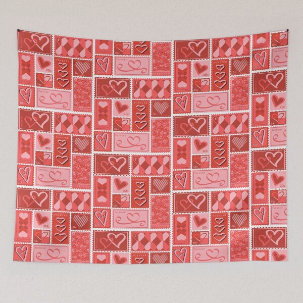 Item preview, Heart Postage designed and sold by PeachPaisleyPro.
