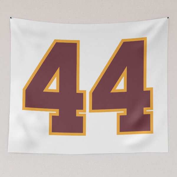 Item preview, Jersey Red and Yellow Number four-four fourty-four 44 designed and sold by forYOUand.
