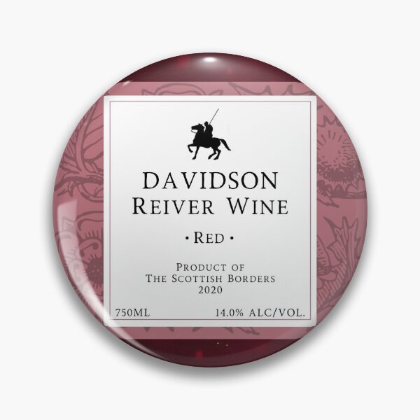 Artikelvorschau, DAVIDSON Red Wine Label | Border Reivers entworfen und verkauft von yourscotborders.