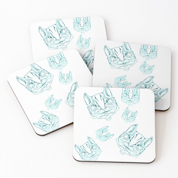 Item preview, Cat Cute Face Abstract simple designed and sold by stellmutha.