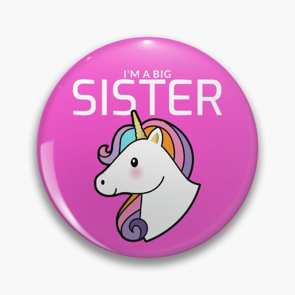 Item preview, I'm a Big Sister, Gift for New Sister, New Baby Gift, Cute Sister Unicorn designed and sold by sableandshadow.