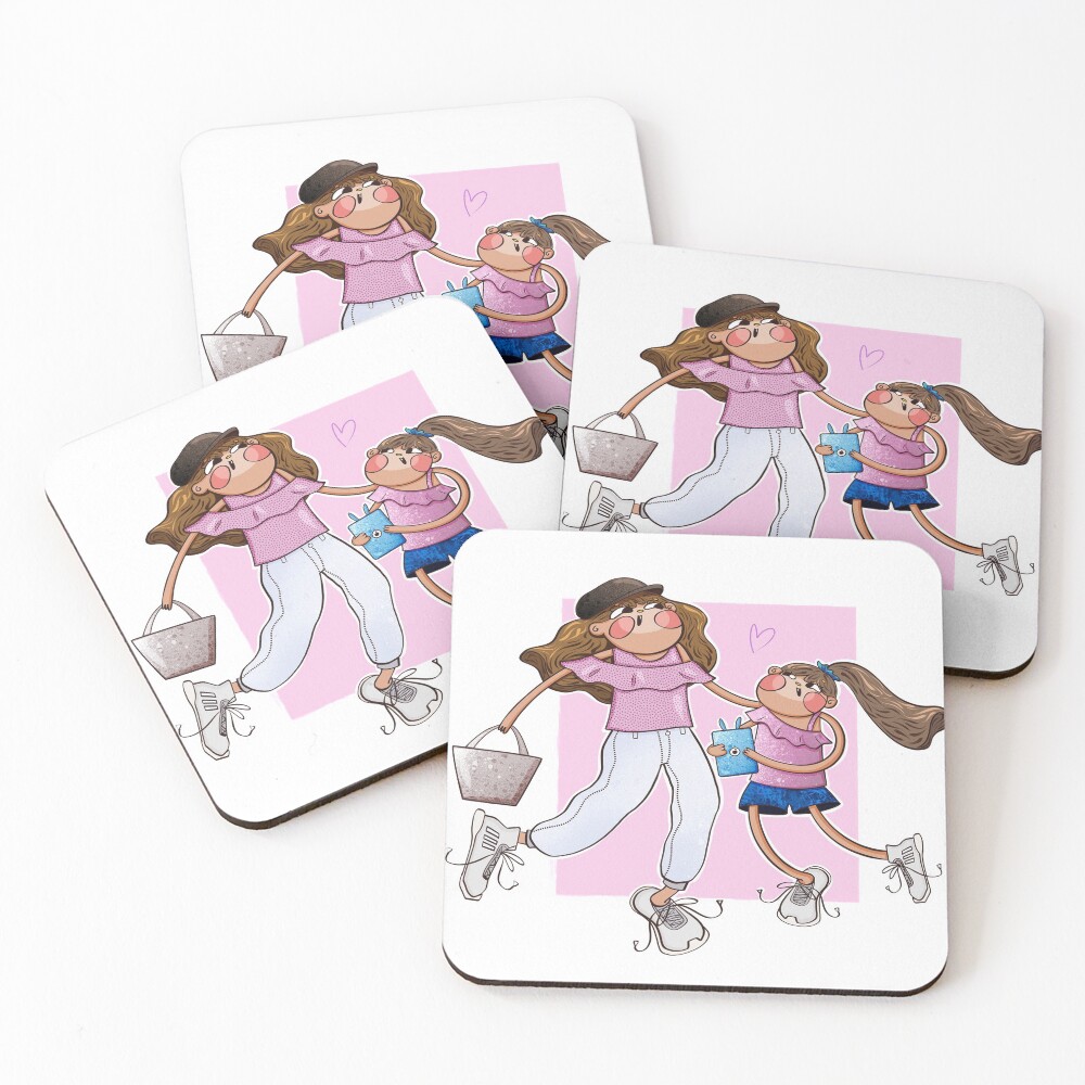 Item preview, Coasters (Set of 4) designed and sold by Rooevergreen.