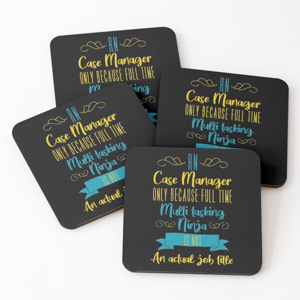 Item preview, Rn Case Manager Only Because Full Time Multi Tasking Ninja Is Not an Actual Job Title T-shirt  designed and sold by ZANKELLO.