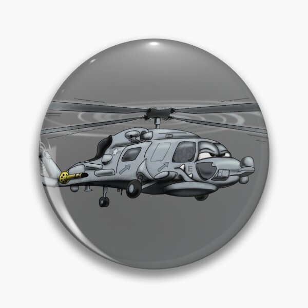 Item preview, SH-60 Seahawk Military Helicopter Cartoon Illustration designed and sold by hobrath.