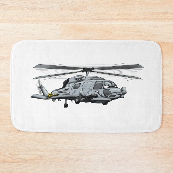 Item preview, SH-60 Seahawk Military Helicopter Cartoon Illustration designed and sold by hobrath.