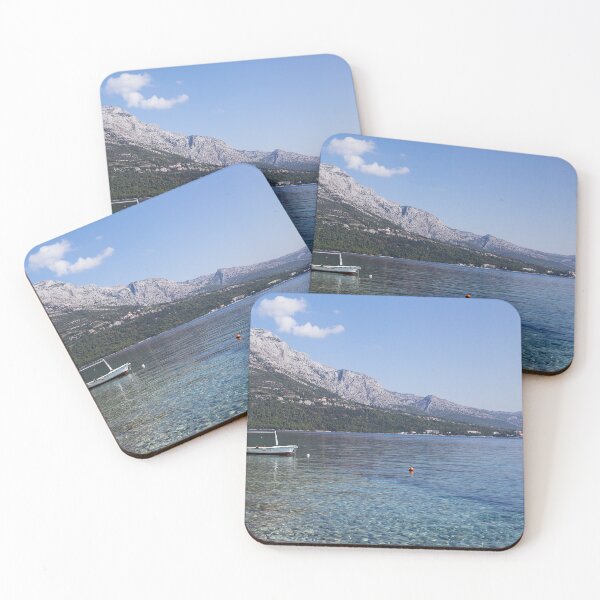 Item preview, Fishing boat under Podgorje mountain designed and sold by wellsie82.