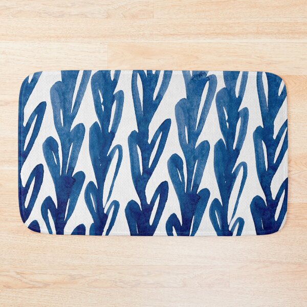 Item preview, Linear Leaves | Blue designed and sold by RebeccaFlaherty.