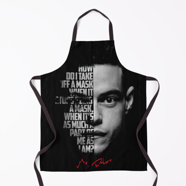 Item preview, Black and white Mr Robot Elliot Alderson quote. designed and sold by Enea Kelo.