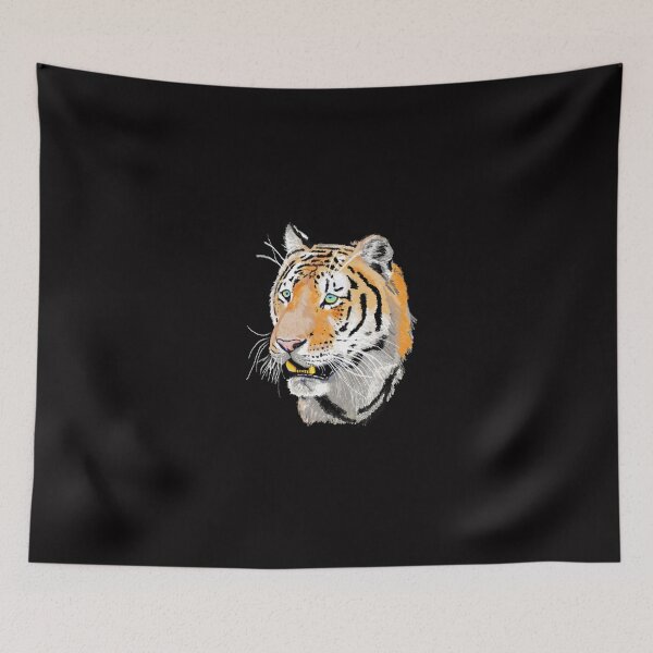 Item preview, tiger sticker pack designed and sold by sandradamenart.