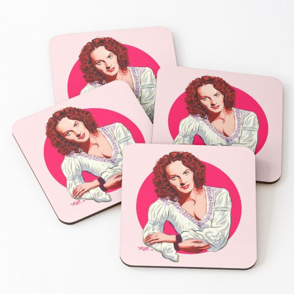 Item preview, Maureen O'Hara - An illustration by Paul Cemmick designed and sold by TIGERDAVER.