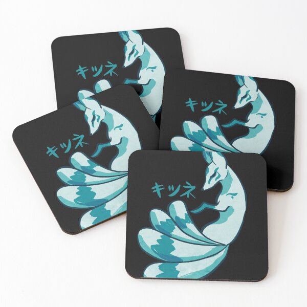 Item preview, Kitsune - teal designed and sold by LordyIrony.