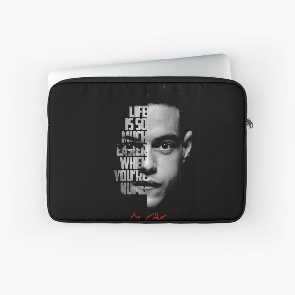 Item preview, Black and white Mr Robot Elliot Alderson quote. designed and sold by Enea Kelo.