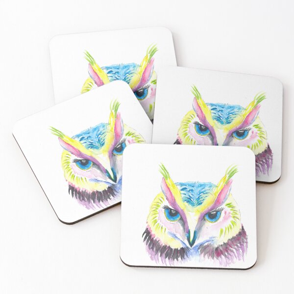 Item preview, The Colorful Owl designed and sold by artshop77.