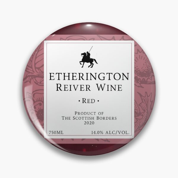 Artikelvorschau, ETHERINGTON Red Wine Label | Border Reivers entworfen und verkauft von yourscotborders.