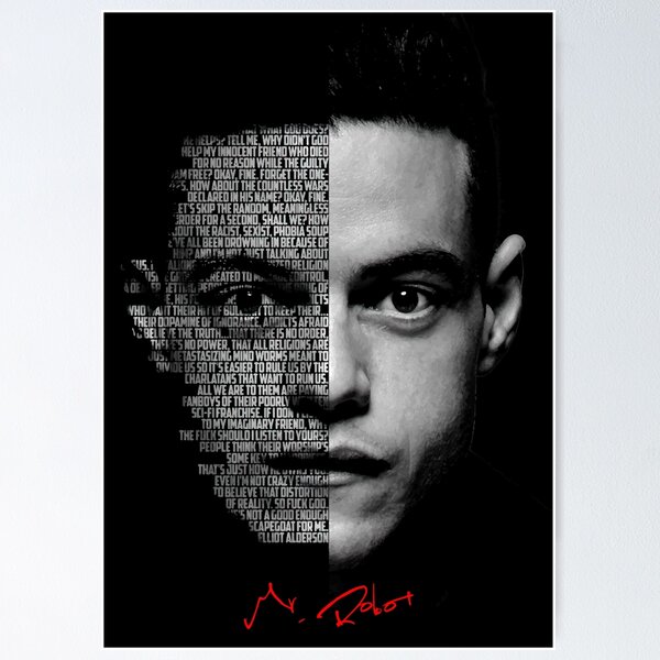 Mr. Robot - Hello friend Poster for Sale by SpaceNigiri