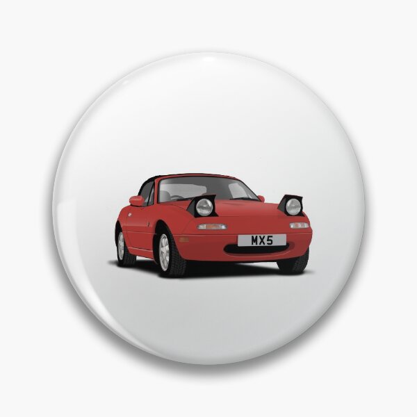 Artikelvorschau, Mazda MX5 Eunos Red Roadster entworfen und verkauft von Hamilton illustrations.