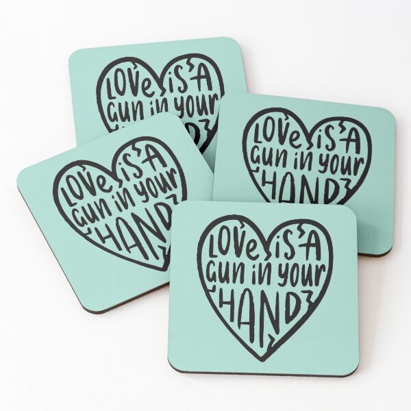 Item preview, Love is a gun in your hand designed and sold by letterbrighter.