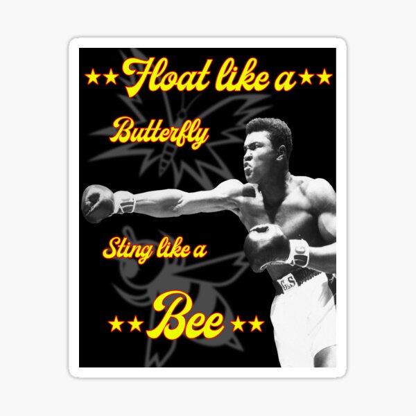 Sting Like A Bee Stickers Redbubble
