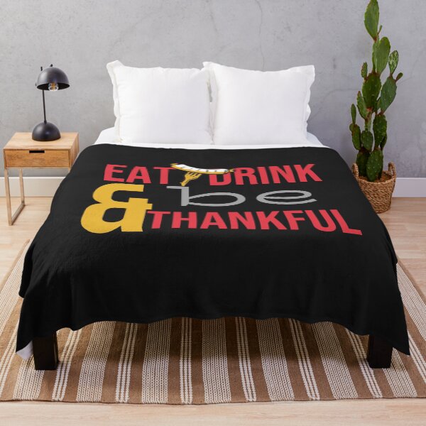 Item preview, Eat Drink and be Thankful designed and sold by teledesign.