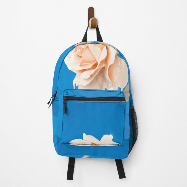 Item preview, Liquid Rose Flower Painting, Blue Background  designed and sold by newburyboutique.