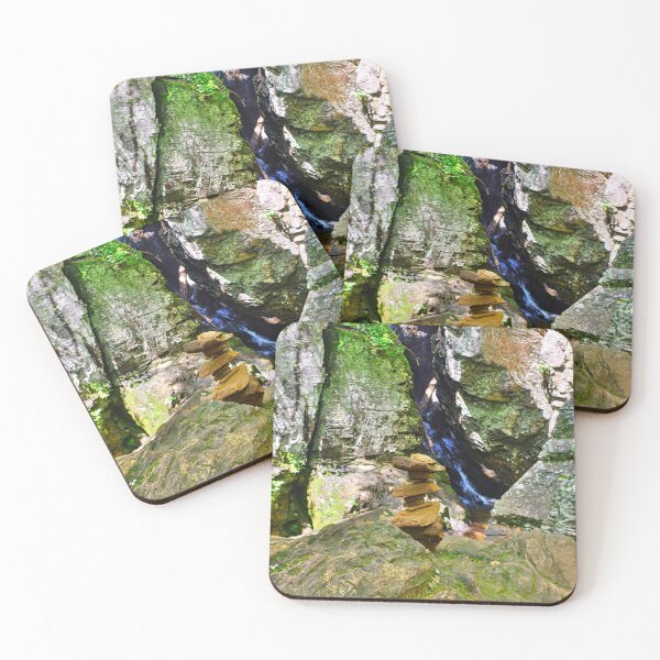 Item preview, Cairn At Raven Cliffs Waterfall Georgia Vertical designed and sold by LisaWootenPhoto.