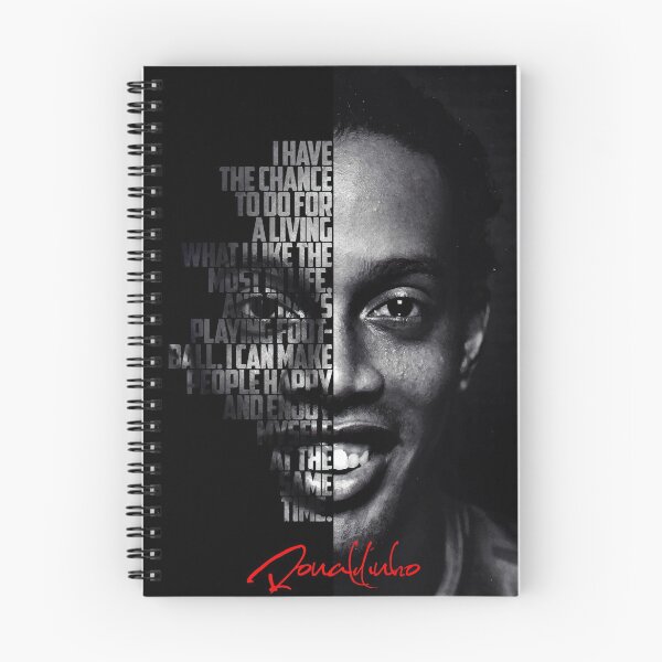 Item preview, Black and white Ronaldinho quote. designed and sold by Enea Kelo.