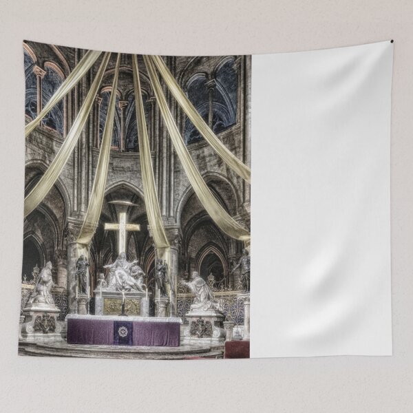 Item preview, Paris - Notre Dame Cathedral central nave designed and sold by harietteh.