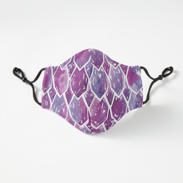 Dragon Scales | Purple Fitted 3-Layer