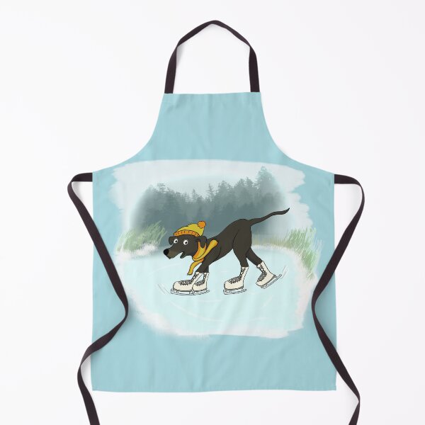 Item preview, Cute dog ice skating - Winter Special - designed and sold by Krakill.