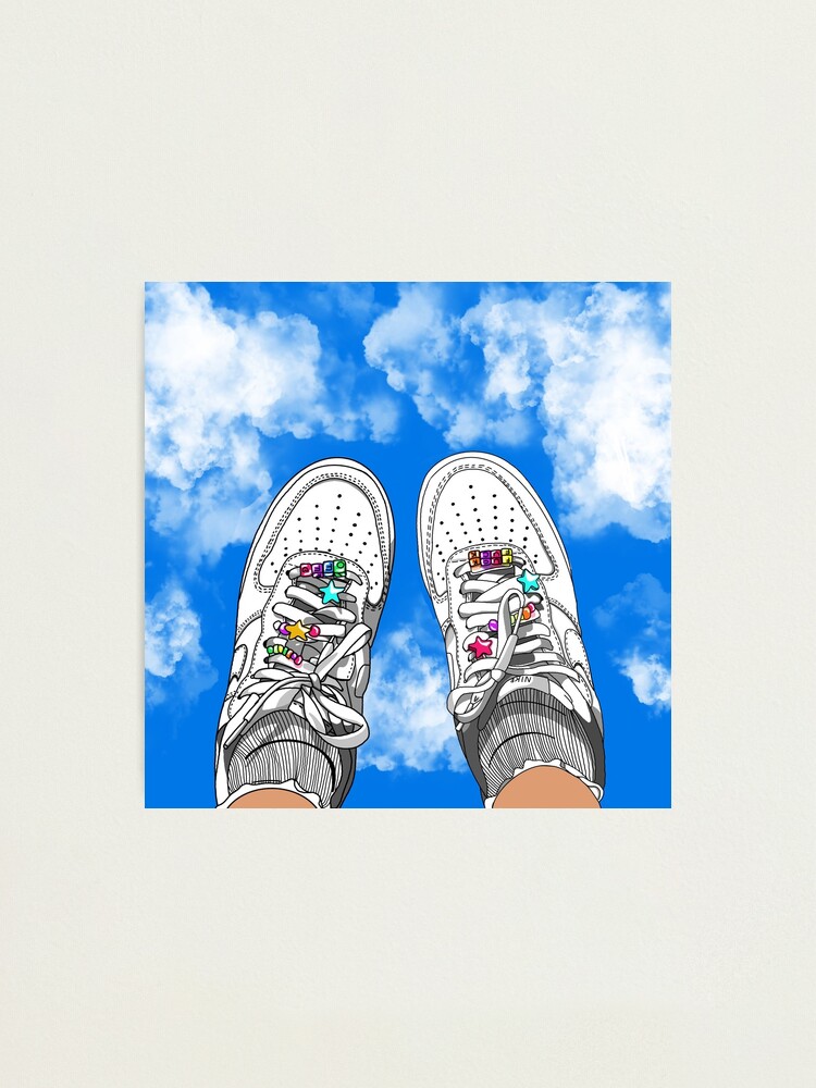 Nike Air Forces Aesthetic Photographic Print