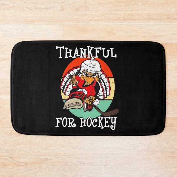 Item preview, Vintage Thankful For Hockey Turkey Player Thanksgiving designed and sold by abiabo.