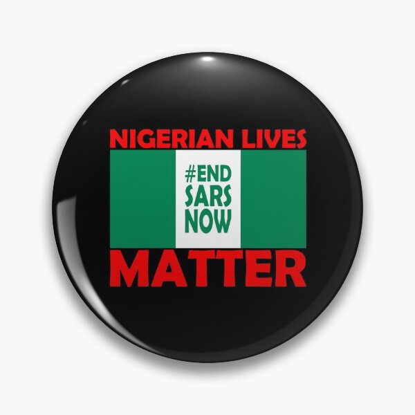 Item preview, End SARS - Nigerian Lives Matter designed and sold by AJ-DesignCo.