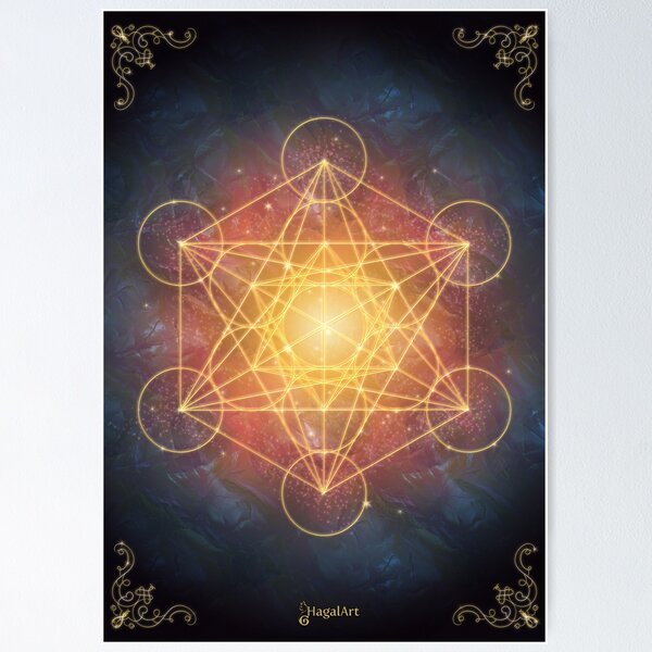 Item preview, Metatron cube designed and sold by Hagal Art.