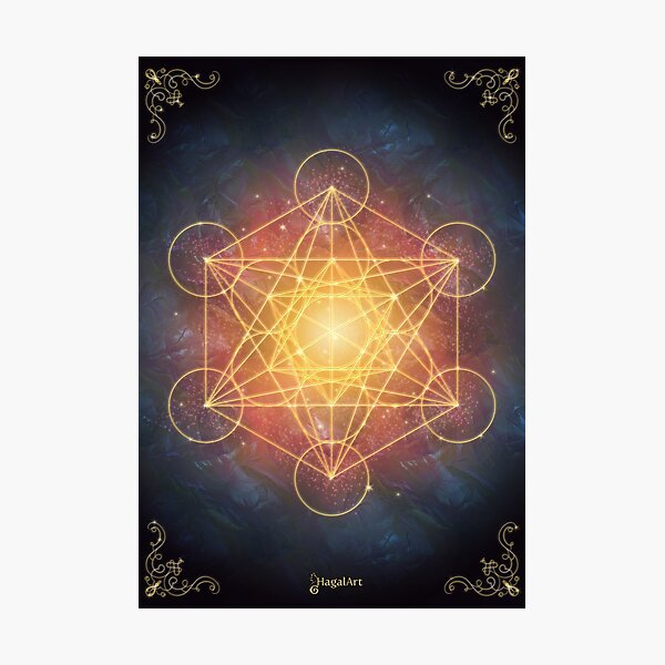 Item preview, Metatron cube designed and sold by Hagal Art.