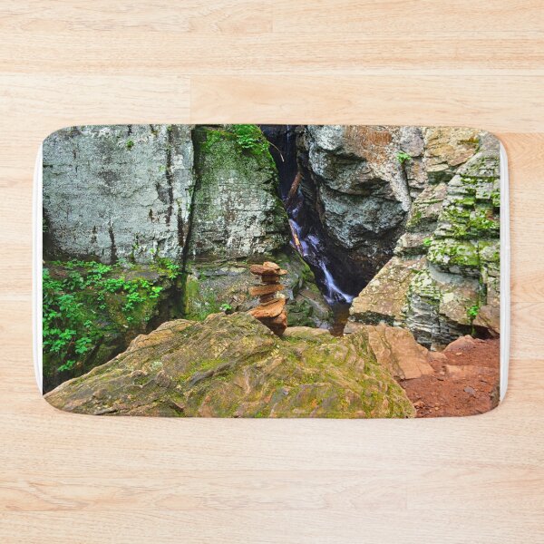 Item preview, Cairn At Raven Cliffs Waterfall Georgia designed and sold by LisaWootenPhoto.