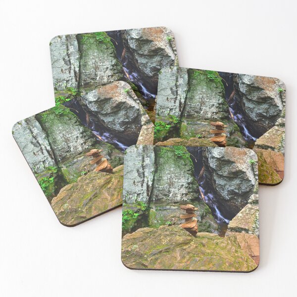 Item preview, Cairn At Raven Cliffs Waterfall Georgia designed and sold by LisaWootenPhoto.