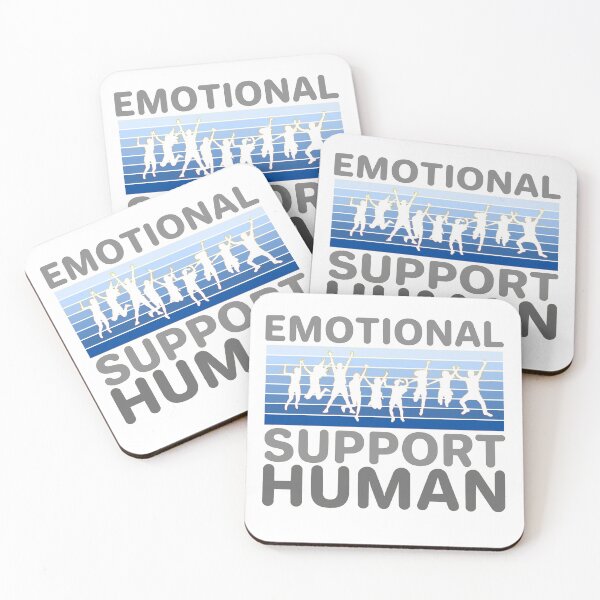 Item preview, Emotional support human designed and sold by aktiveaddict.