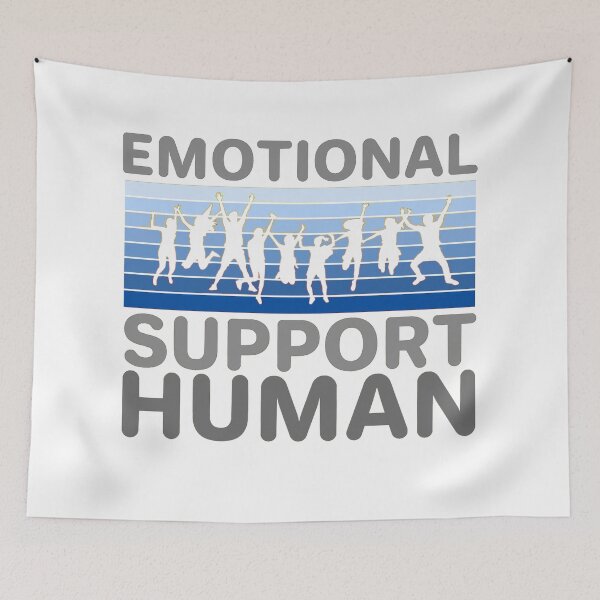 Item preview, Emotional support human designed and sold by aktiveaddict.