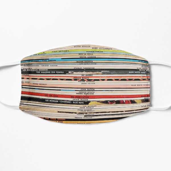 Blue Note Vinyl Records Flat Mask