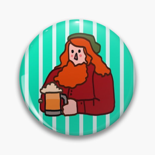 Item preview, "Cheers!" Colorful Minimalistic Guy with a Beer  designed and sold by Neroaida.