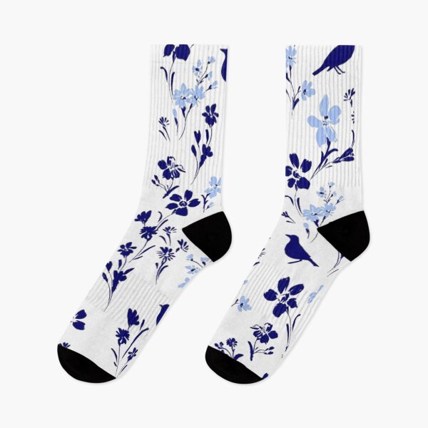 Item preview, BLUE FLOWERS AND BIRDS PATTERN  designed and sold by Joseph Narob.