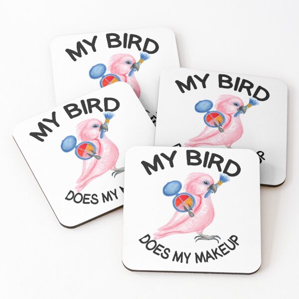 Item preview, My Bird Does My Makeup designed and sold by Ivy Lily Art.