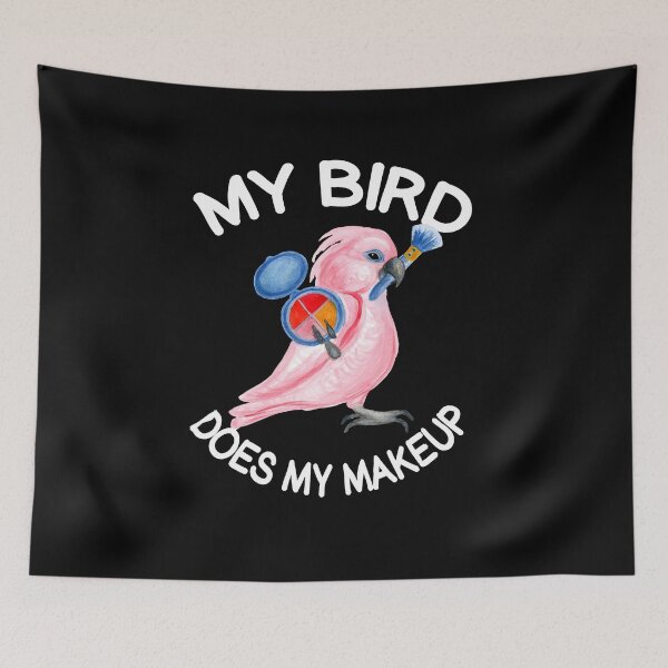 Item preview, My Bird Does My Makeup designed and sold by Ivy Lily Art.