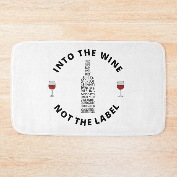 Item preview, Into the Wine Not the Label - Wine Varieties In A Bottle Shape designed and sold by molamode.