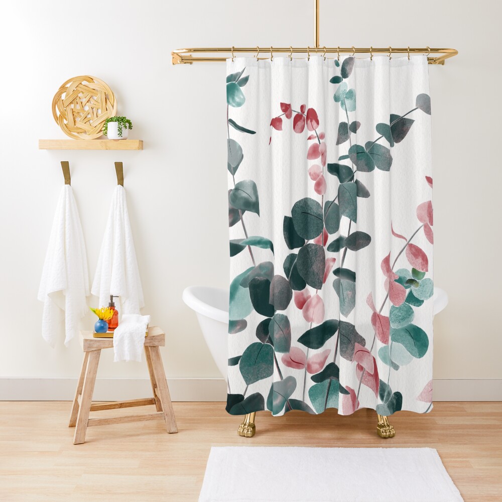 "Eucalyptus Silver Dollar" Shower Curtain for Sale by MellyTerp Redbubble