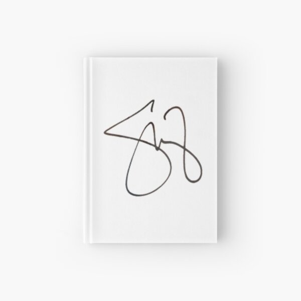 superposition de signature selena gomez Carnet cartonné