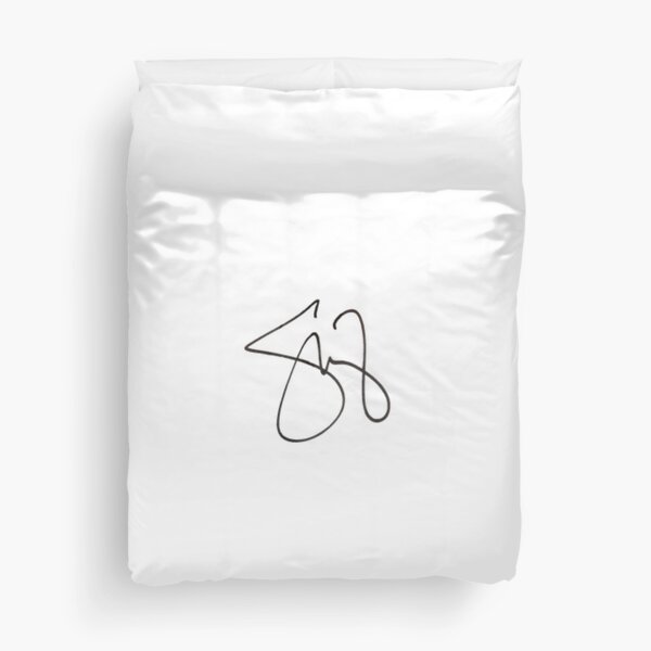 Selena Gomez Unterschrift Overlay Bettbezug